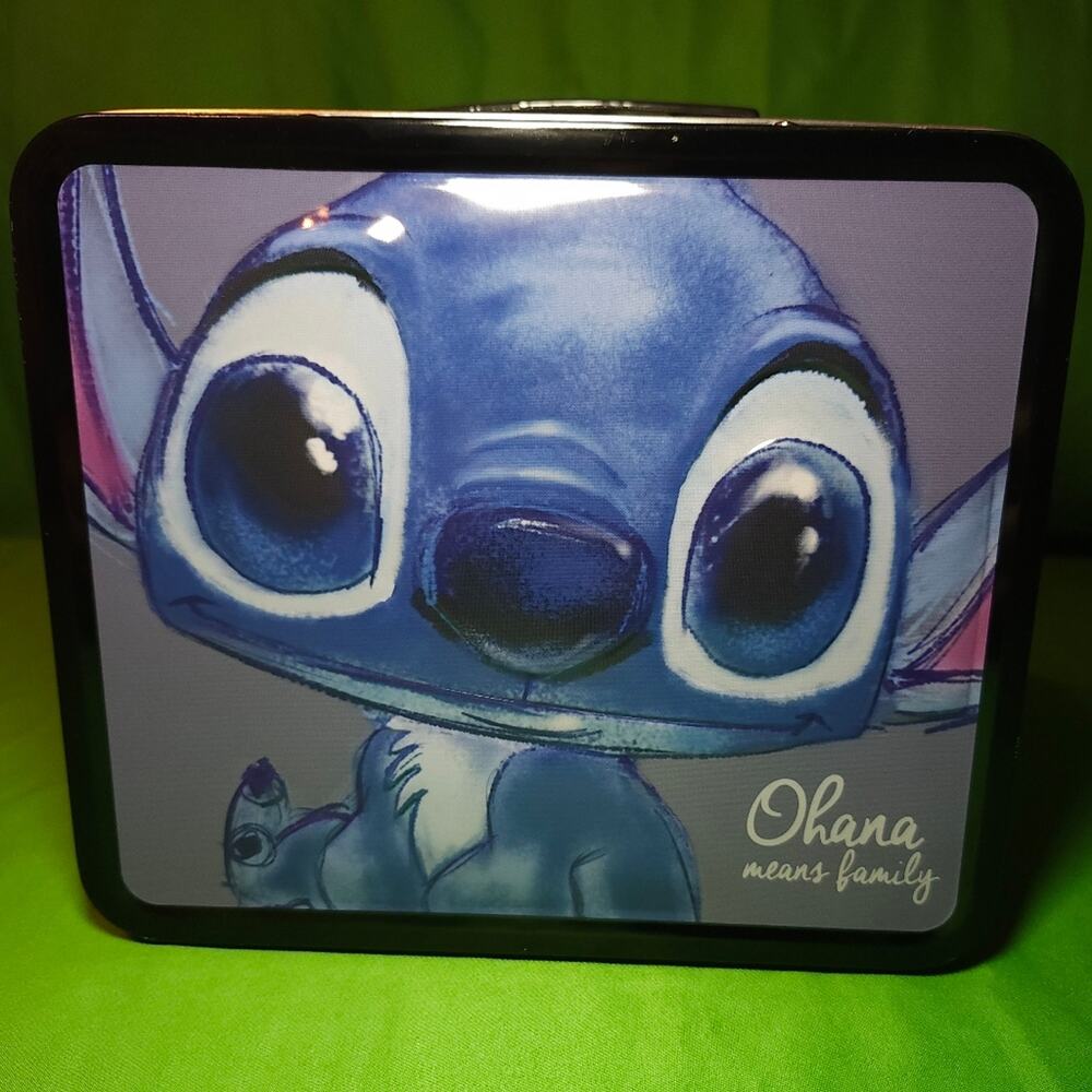 Loungefly Heart Logo Stitch Metal Lunchbox • Pre‑Funko • NWT - Picture 11 of 11